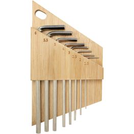 Produktabbildung Allen Inbusschlüsselsatz aus Bambus Allen Inbusschlüsselsatz aus Bambus