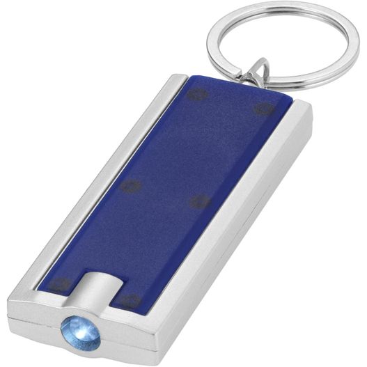 eine blaue helle schlüsselkette mit einem licht darauf Castor LED-Schlüssellicht (Bild 1)