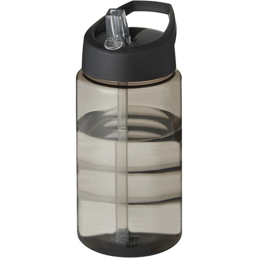eine wasserflasche mit einem schwarzen deckel und einer kunststoffkappe H2O Active® Bop 500 ml Sportflasche mit Ausgussdeckel (Bild 1)