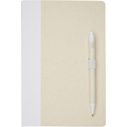 Dairy Dream A5 Notizbuch und Kugelschreiber-Set aus recyceltem Milchkarton