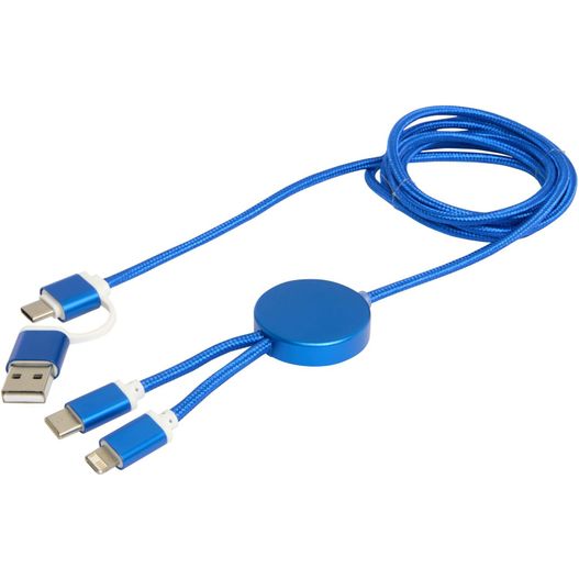 Alasia 150 cm 5-in-1 Kabel aus recyceltem Kunststoff für Datenübertragung und 27W Schnellladung (Bild 1)
