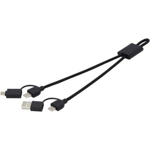 Connect 6-in-1 45W Schnelllade- & Datentransferkabel aus recyceltem RCS Aluminium