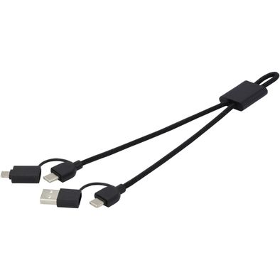 Produktabbildung Connect 6-in-1 45W Schnelllade- & Datentransferkabel aus recyceltem RCS Aluminium Connect 6-in-1 45W Schnelllade- & Datentransferkabel aus recyceltem RCS Aluminium