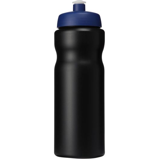 eine schwarze sportflasche mit blauem deckel Baseline® Plus 650 ml Sportflasche (Bild 1)