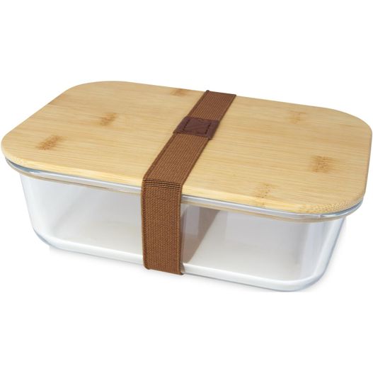 Roby Glas-Brotdose mit Bambusdeckel (Bild 1)