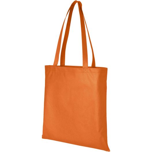 eine orangefarbene tasche mit reißverschluss Zeus Non Woven große Tragetasche 6L (Bild 1)