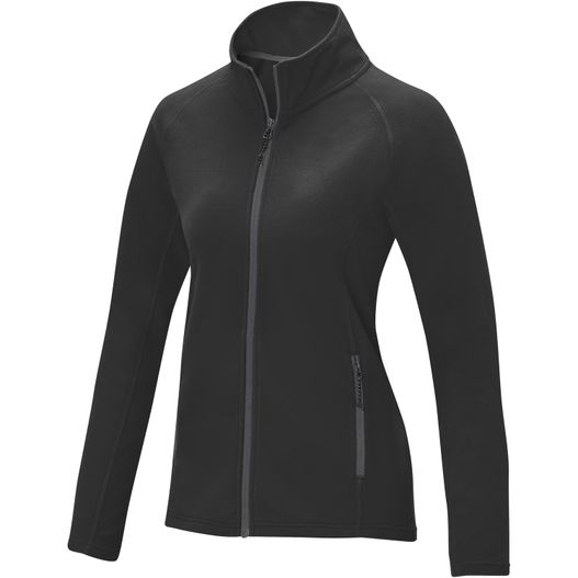 eine schwarze jacke mit reißverschluss Zelus Fleecejacke für Damen (Bild 1)