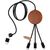 SCX.design C40 5-in-1 Ladekabel aus rPET mit 10W Ladepad und Leuchtlogo (Bild 2)