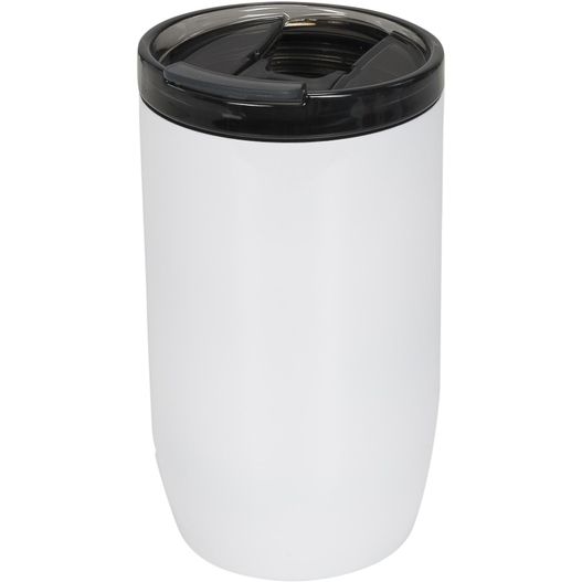 weißer und schwarzer kunststoffbecher mit deckel Lagom 380 ml Kupfer-Vakuum Isolierbecher (Bild 1)