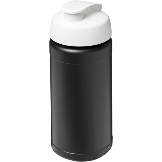 Baseline 500 ml recycelte Sportflasche mit Klappdeckel (Bild 1)