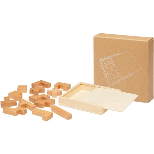 eine schachtel aus holzblöcken und eine schachtel aus holzblöcken Bark Holzpuzzle (Bild 1)