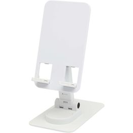 Produktabbildung Alhena Klappbare Smartphonehalterung aus recyceltem Kunststoff mit Metallständer für den Schreibtisch Alhena Klappbare Smartphonehalterung aus recyceltem Kunststoff mit Metallständer für den Schreibtisch
