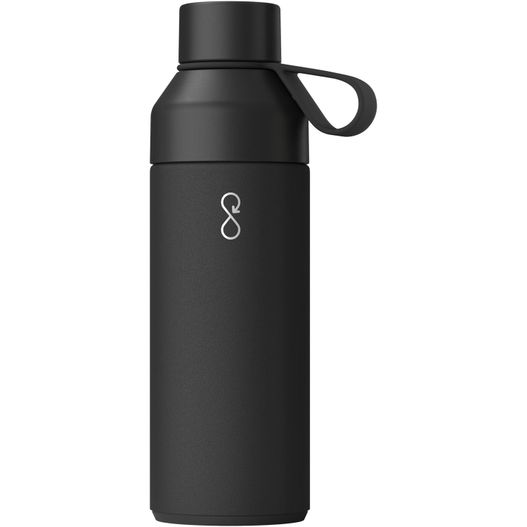 eine schwarze wasserflasche mit griff Ocean Bottle 500 ml vakuumisolierte Flasche (Bild 1)