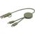 Citala 30 cm 5-in-1 Kabel aus recyceltem Kunststoff für Datenübertragung und 27W Schnellladung (Bild 3)
