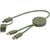 Citala 30 cm 5-in-1 Kabel aus recyceltem Kunststoff für Datenübertragung und 27W Schnellladung