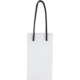 Produktabbildung Handgefertigte 170 g/m² Integra-Papiertüte mit Kunststoff Kordelgriffen – 9,5 × 4 × 17 cm Handgefertigte 170 g/m² Integra-Papiertüte mit Kunststoff Kordelgriffen – 9,5 × 4 × 17 cm