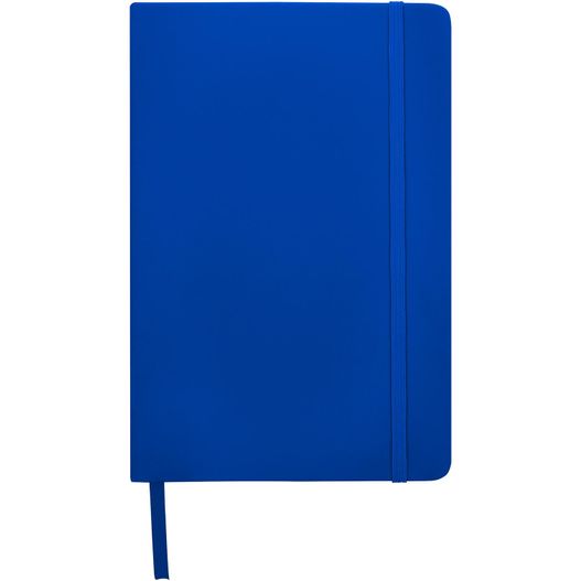 ein blaues notizbuch mit einem stift oben Spectrum A5 Hard Cover Notizbuch (Bild 1)