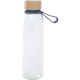 Porto 500 ml Glas-Flasche mit Silikongriff und Bambusdeckel