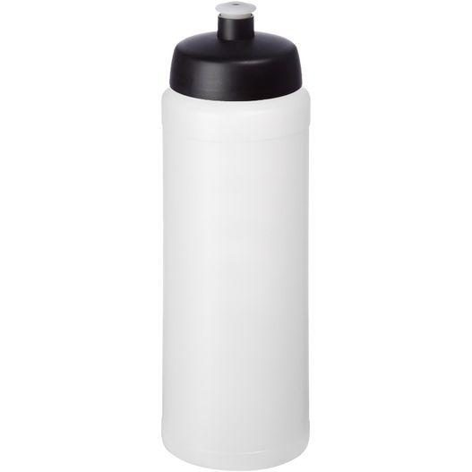 eine weiße plastikflasche mit schwarzem deckel Baseline® Plus grip 750 ml Sportflasche mit Sportdeckel (Bild 1)