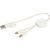 Citala 30 cm 5-in-1 Kabel aus recyceltem Kunststoff für Datenübertragung und 27W Schnellladung (Bild 1)