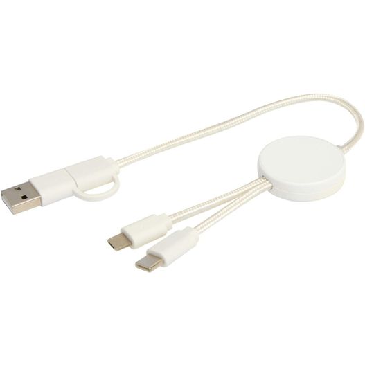 Citala 30 cm 5-in-1 Kabel aus recyceltem Kunststoff für Datenübertragung und 27W Schnellladung (Bild 1)