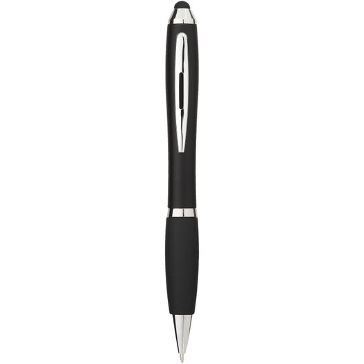 Nash Stylus Kugelschreiber farbig mit schwarzem Griff (blaue Mine) (Bild 1)