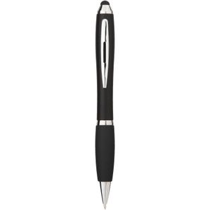 Nash Stylus Kugelschreiber farbig mit schwarzem Griff (blaue Mine)