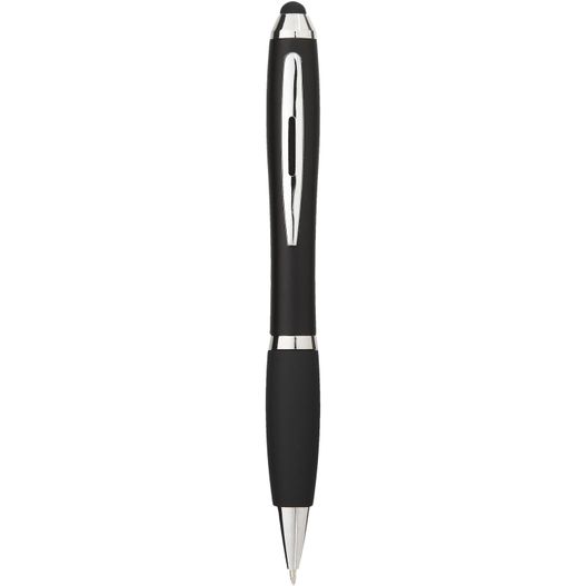 Produktabbildung Nash Stylus Kugelschreiber farbig mit schwarzem Griff (blaue Mine) Nash Stylus Kugelschreiber farbig mit schwarzem Griff (blaue Mine) (Bild 1)
