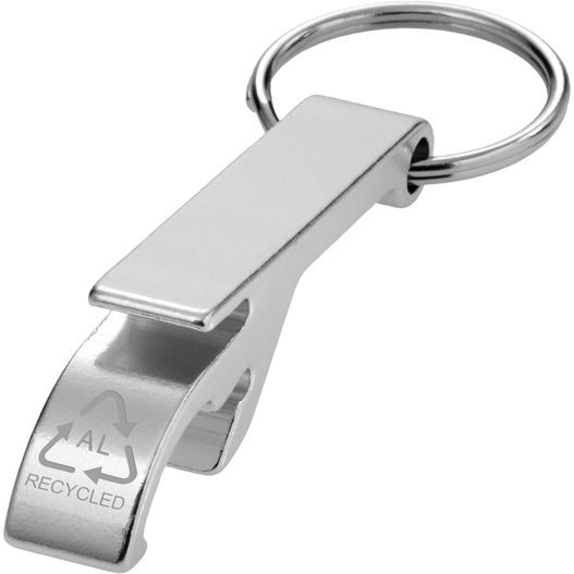 Tao Schlüsselanhänger mit Flaschen- und Dosenöffner aus recyceltem RCS Aluminium (Bild 1)