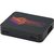 Gaia 4 Port USB Hub mit USB-A- und Typ-C-Ausgang und zwei Eingängen aus recyceltem Kunststoff (Bild 4)