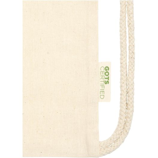 Orissa 140 g/m² GOTS Turnbeutel aus Bio-Baumwolle 5L (Bild 1)