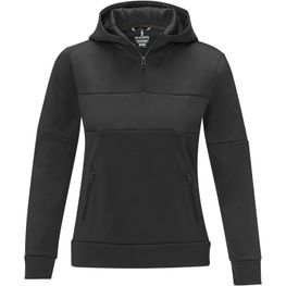 Sayan Kapuzenpullover mit halbem Reißverschluss für Damen