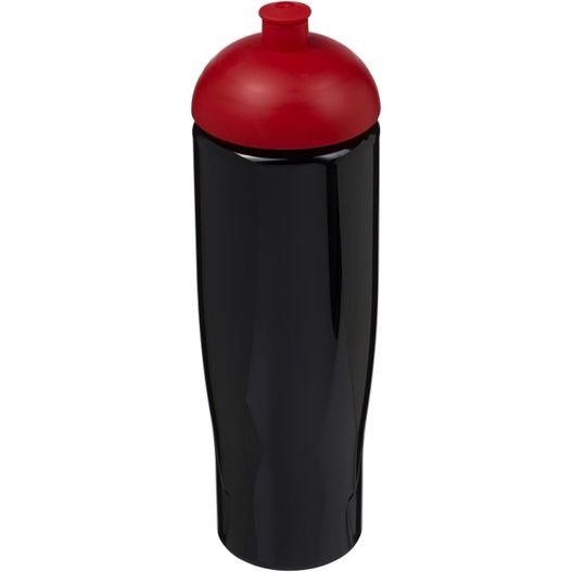 schwarzer und roter kunststoffbecher mit rotem deckel H2O Active® Tempo 700 ml Sportflasche mit Stülpdeckel (Bild 1)
