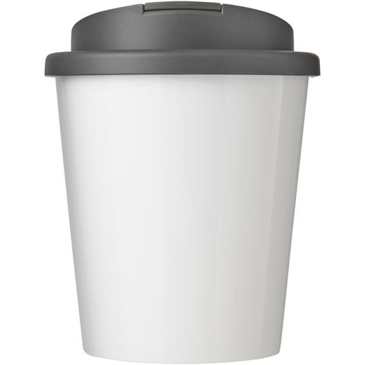 eine weiße tasse mit schwarzem deckel Brite-Americano® Espresso 250 ml Isolierbecher mit auslaufsicherem Schraubverschluss (Bild 1)