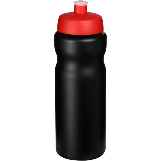 eine schwarze sportflasche mit rotem deckel Baseline® Plus 650 ml Sportflasche (Bild 1)