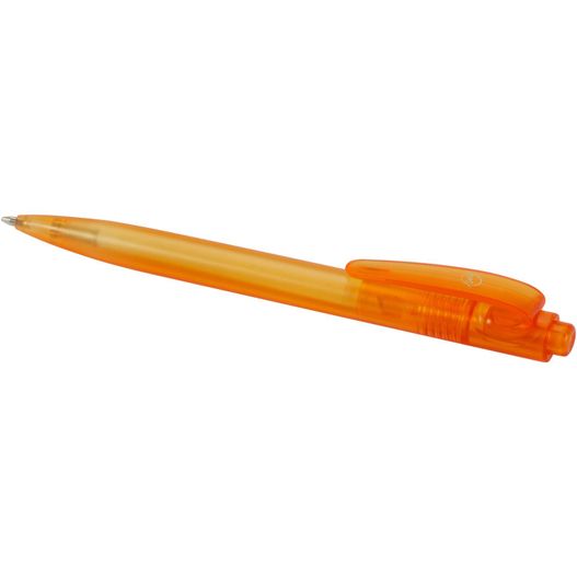 einen stift mit gelber spitze und einer schwarzen spitze Thalaasa Kugelschreiber aus Ozean Plastik (schwarze Mine) (Bild 1)