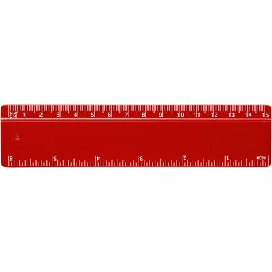 Produktabbildung Refari 15 cm Lineal aus recyceltem Kunststoff Refari 15 cm Lineal aus recyceltem Kunststoff