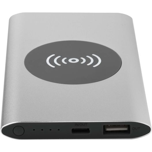 Juice 4000 mAh Typ-C kabellose Powerbank aus recyceltem Aluminium (Bild 1)