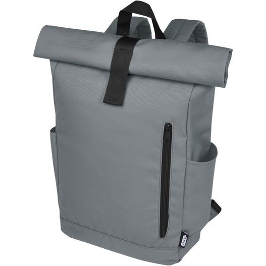 Produktabbildung Byron 15,6" GRS RPET Roll-Top Rucksack 18 L Byron 15,6" GRS RPET Roll-Top Rucksack 18 L (Bild 1)