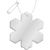 RFX™ H-10 Reflektierender PVC-Anhänger Schneeflocke (Bild 2)