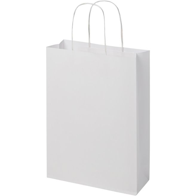 Kraftpapiertasche 120 g/m² mit gedrehten Griffen – 24 × 9 × 32 cm