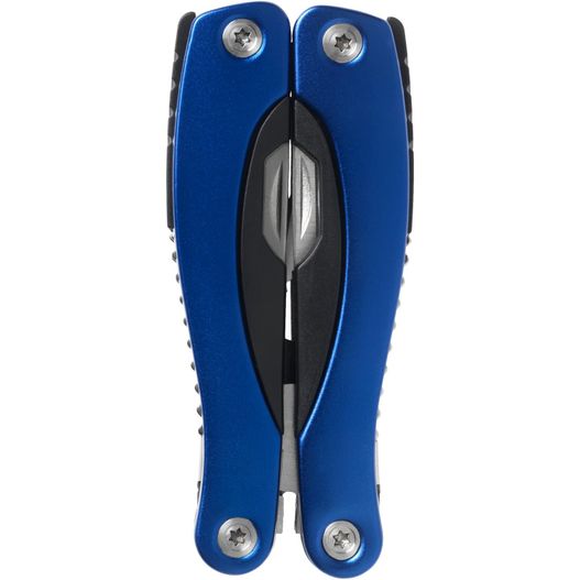 ein blaues taschenmesser mit schwarzem griff Casper Multifunktionswerkzeug mit 11 Funktionen (Bild 1)