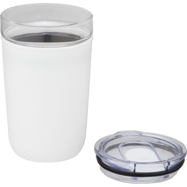 Bello 420 ml Glasbecher mit Außenwand aus recyceltem Kunststoff