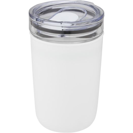 Produktabbildung Bello 420 ml Glasbecher mit Außenwand aus recyceltem Kunststoff Bello 420 ml Glasbecher mit Außenwand aus recyceltem Kunststoff (Bild 1)