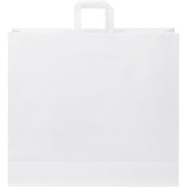 Kraftpapiertasche 90-100 g/m² mit flachen Griffen – 49,5 × 14 × 44 cm