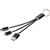 Metal 3-in-1 Ladekabel mit Schlüsselanhänger (Bild 3)