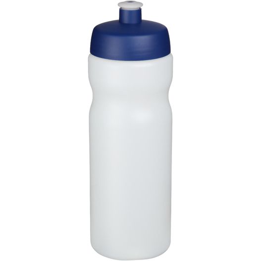 eine weiße und blaue sportflasche mit blauem deckel Baseline® Plus 650 ml Sportflasche (Bild 1)