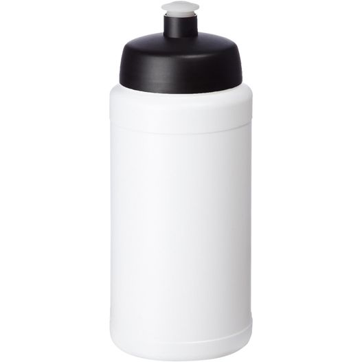 eine weiße plastikflasche mit schwarzem deckel Baseline® Plus 500 ml Flasche mit Sportdeckel (Bild 1)