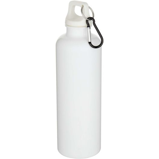 Oregon 750 ml einfarbige RS-zertifizierte Wasserflasche aus recyceltem Kunststoff mit Karabinerhaken (Bild 1)