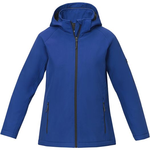 eine damenblaue jacke mit kapuze Notus wattierte Softshell Damenjacke (Bild 1)